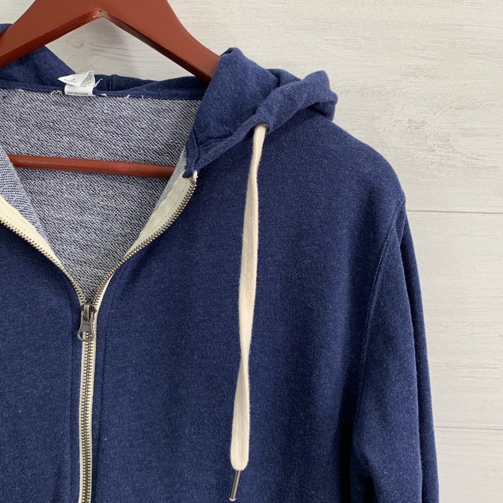 Microsoft Navy Windows Logo Full Zip Hoodie - Picture 2 of 7
